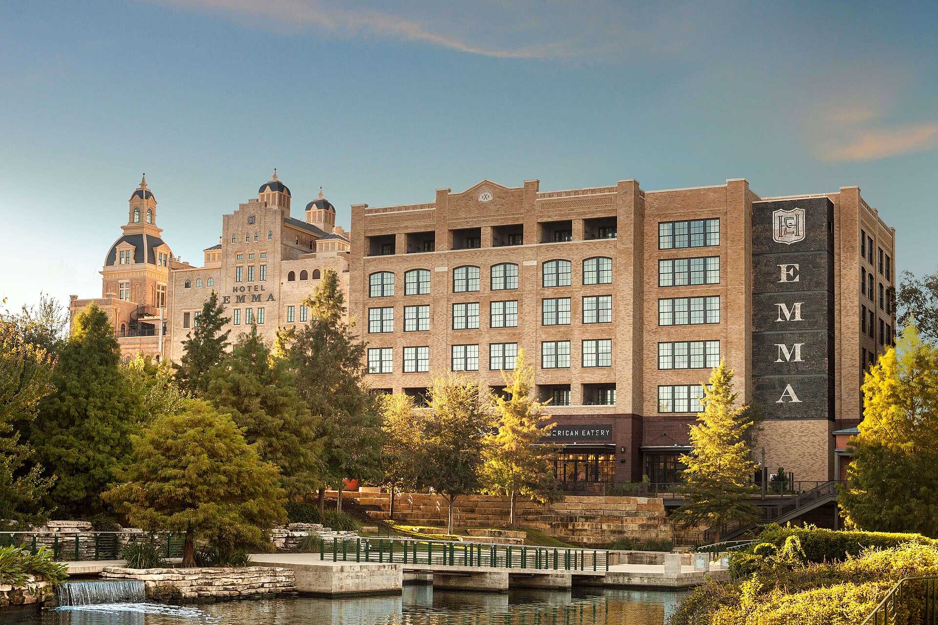 Hotel Emma in the historic Pearl brewhouse on the San Antonio River